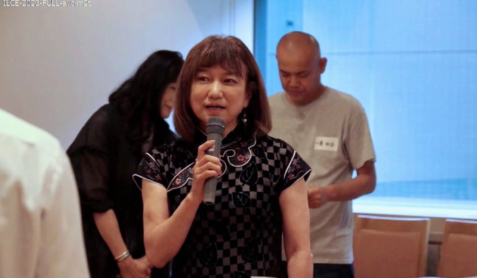 ILCE交流会・会長挨拶　レザークラフト　公募展