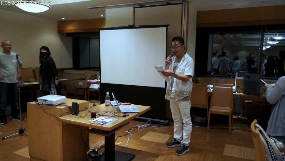 ILCE交流会・司会　レザークラフト　公募展